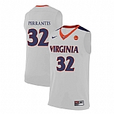 Virginia Cavaliers 32 London Perrantes White College Basketball Jersey Dzhi,baseball caps,new era cap wholesale,wholesale hats